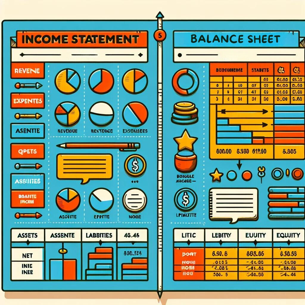 income statement vs balance sheet