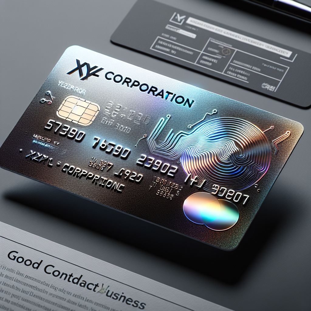 company credit card