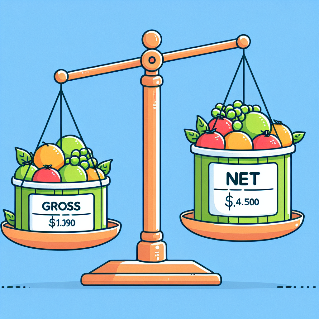 difference between net and gross